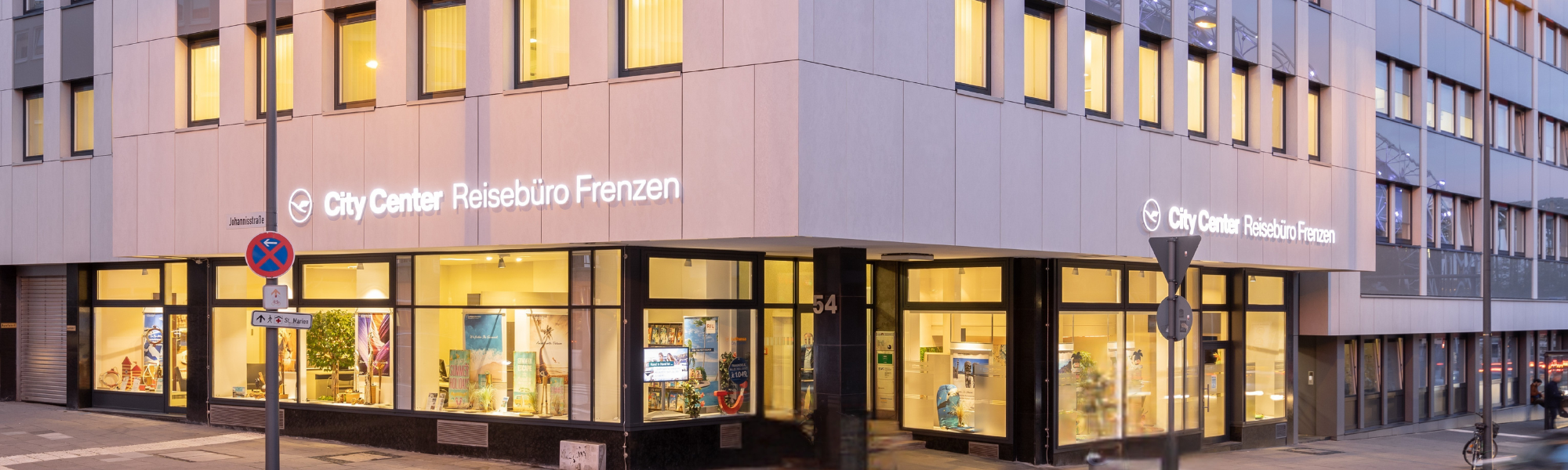 Aussenansicht des Reisebüro Frenzen